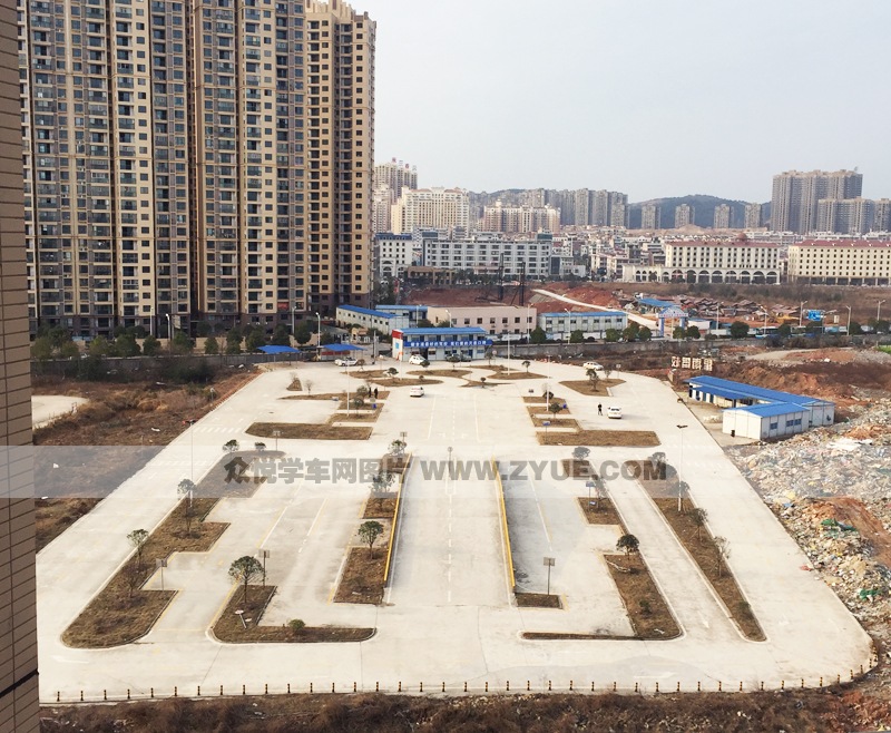 长沙星雨驾校训练场全景图